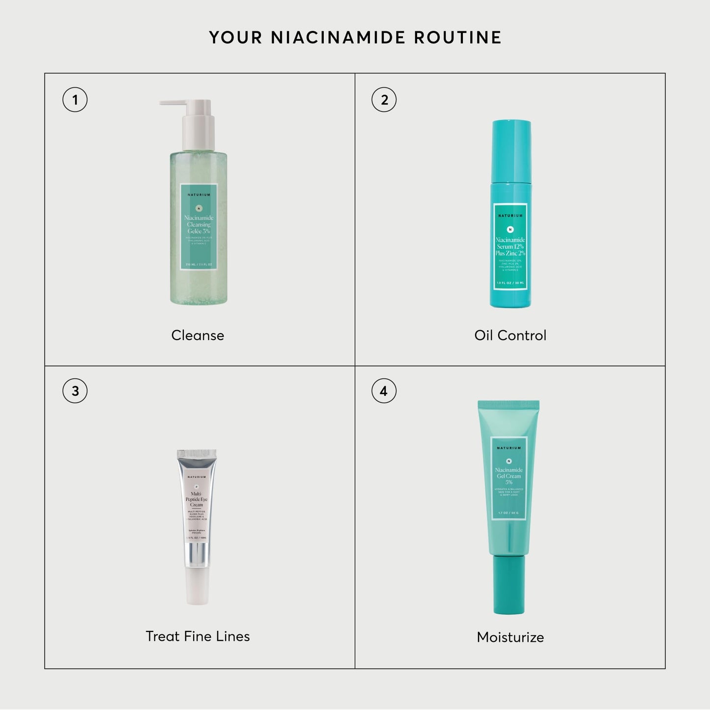 Naturium Niacinamide Cleansing Gelee back label details
