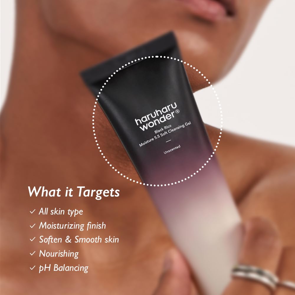 Haruharu Wonder Black Rice Moisture Cleansing Gel lifestyle product placement