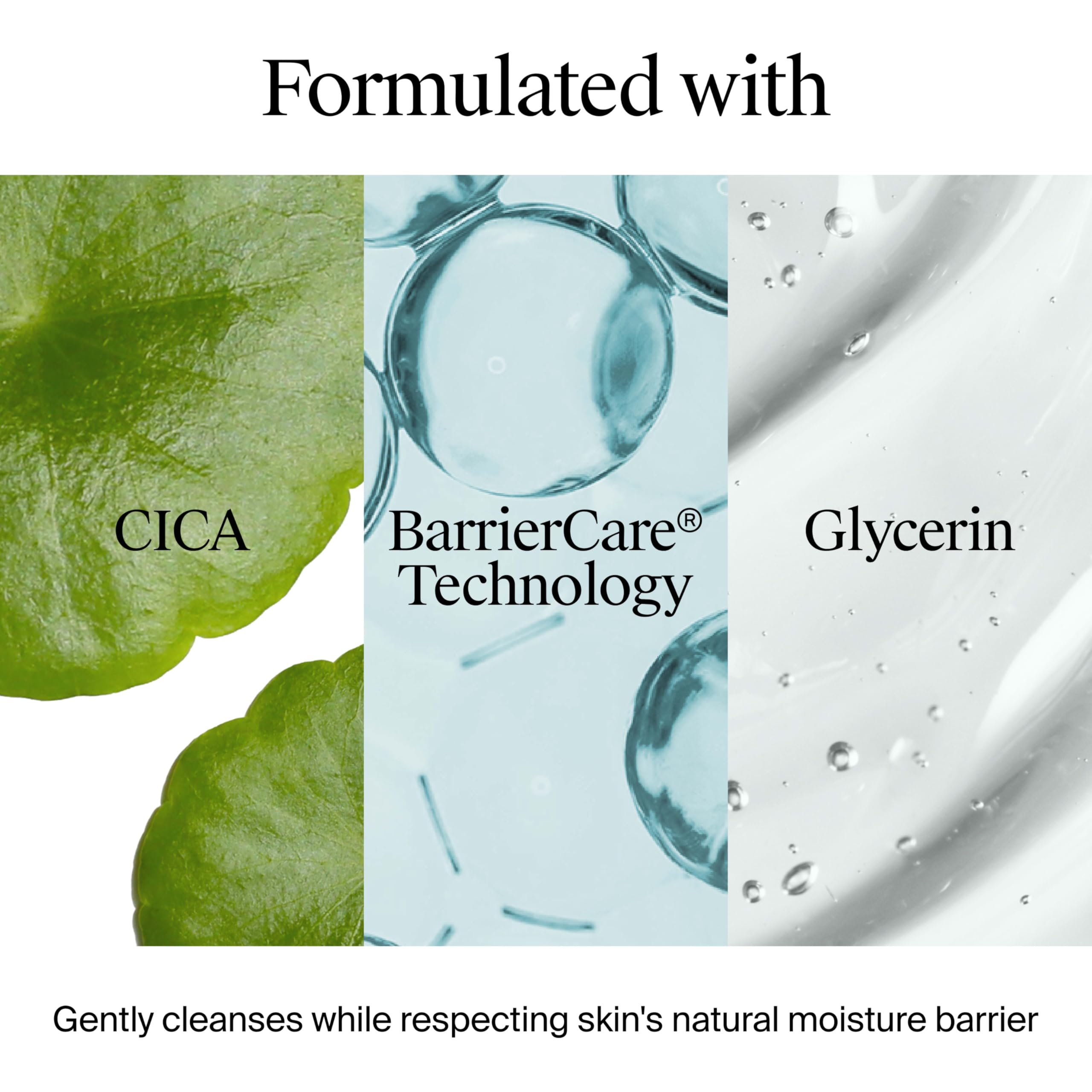 Back of Neutrogena cleanser bottle showing ingredient details