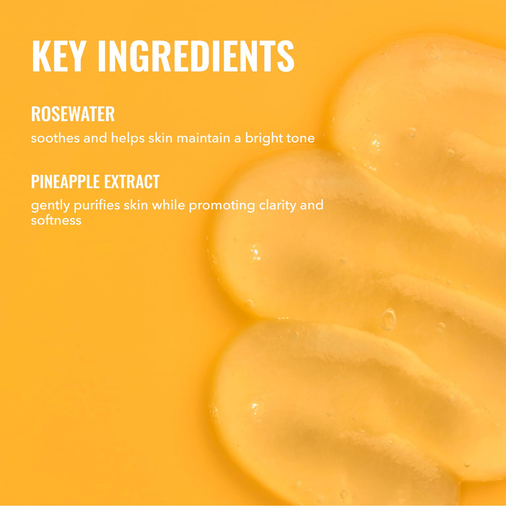 Good molecules facial cleanser gel texture and clarity display