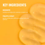 Good molecules facial cleanser gel texture and clarity display