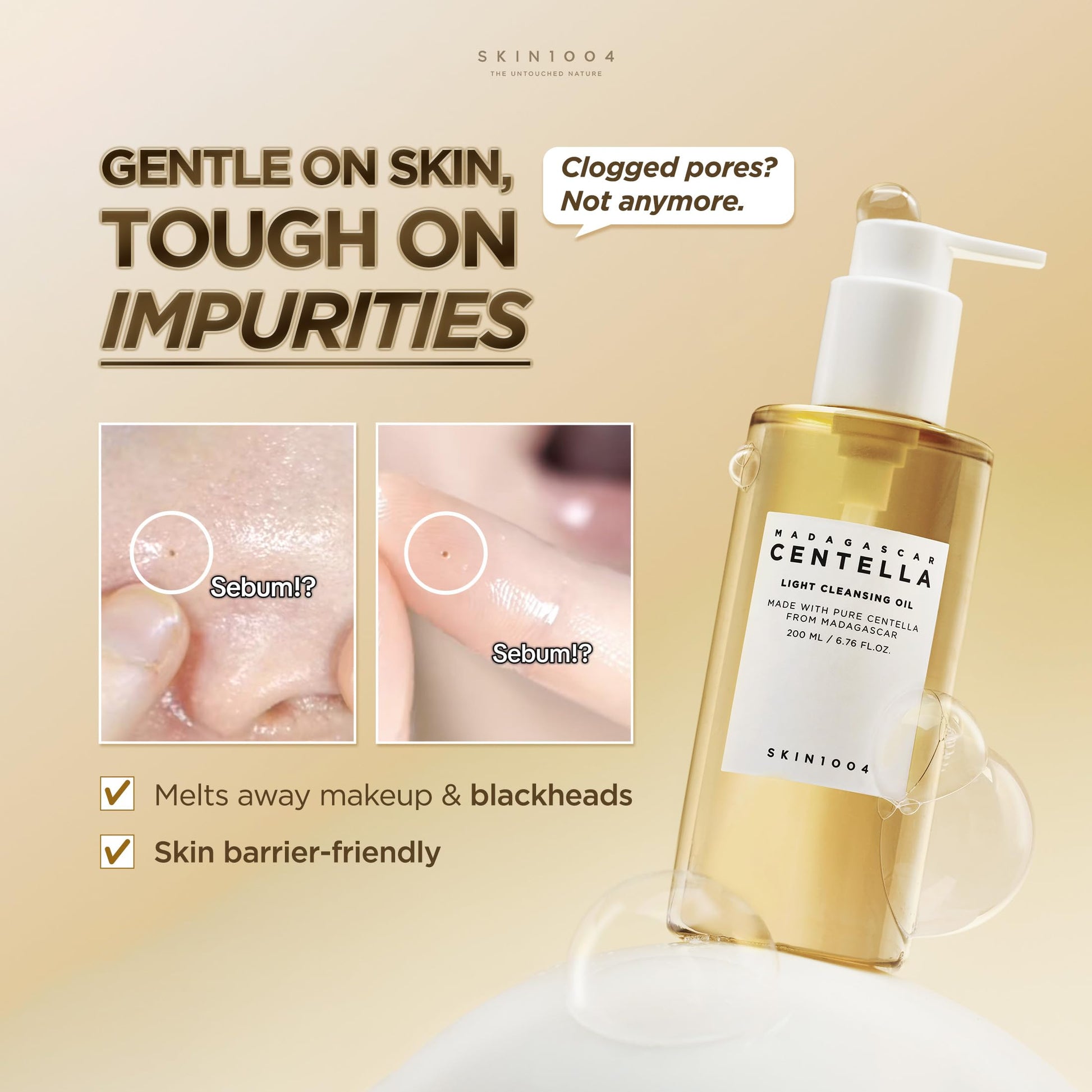 SKIN1004 Madagascar Centella Light Cleansing Oil packaging details