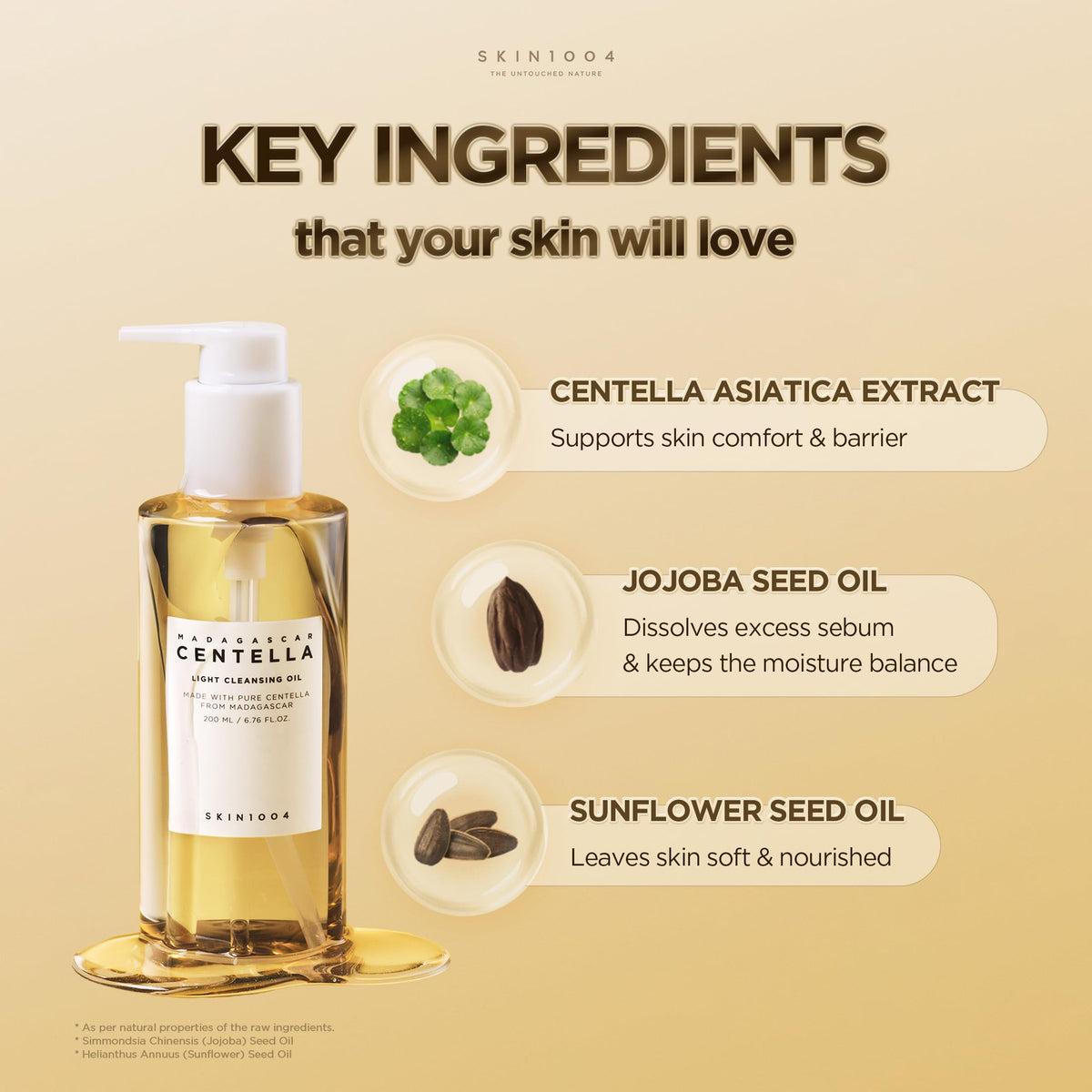 Skin1004 cleansing oil emulsifying into milky texture