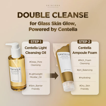 Gentle makeup remover SKIN1004 oil product display