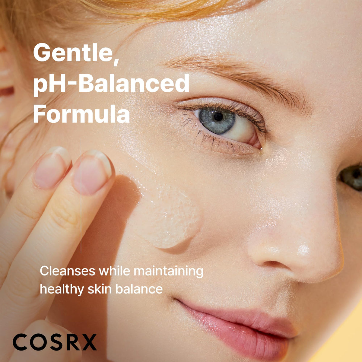 COSRX Advanced Snail Mucin Gel Cleanser rich foam lather showcase