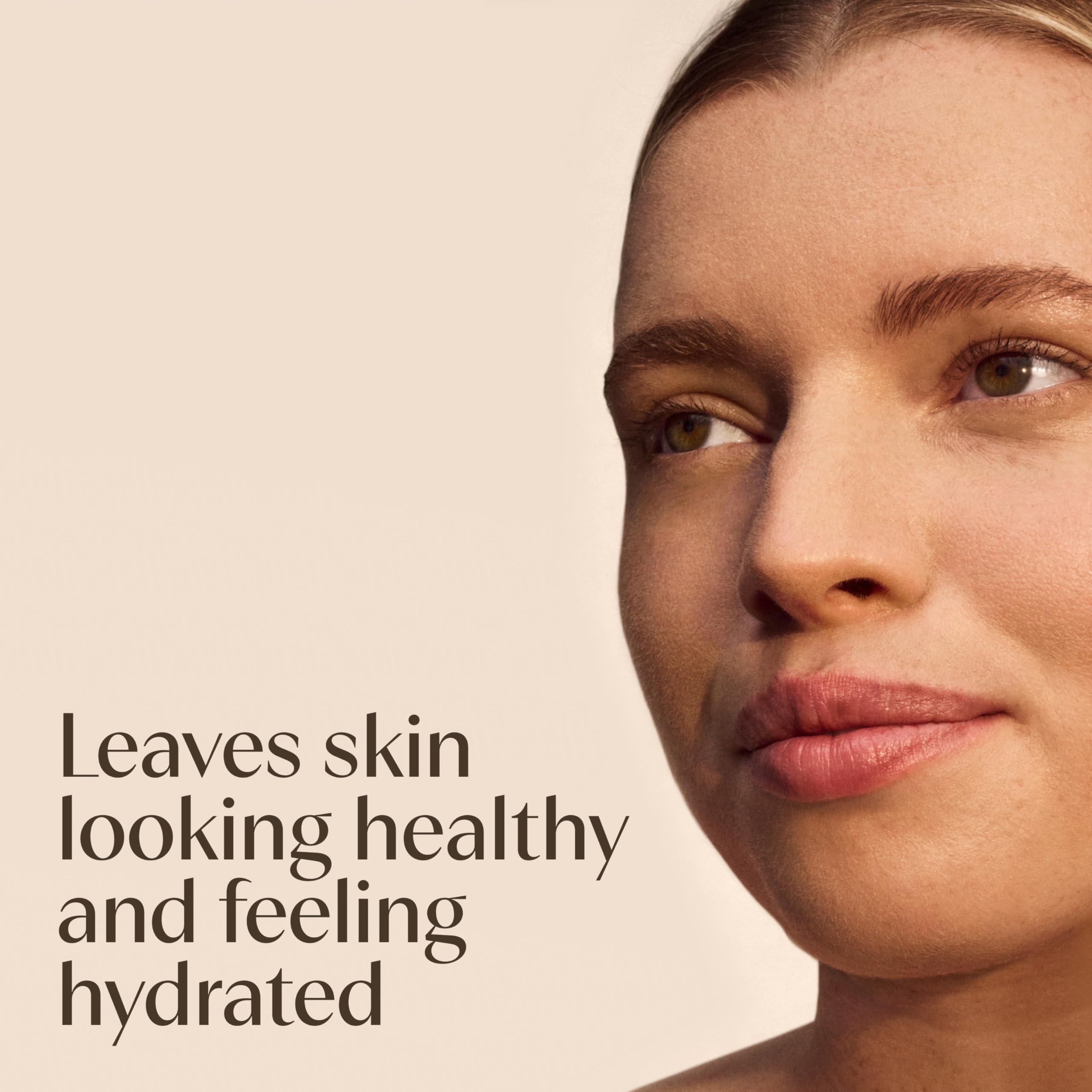 Close up view of the pump dispenser on the Aveeno sensitive skin daily facial cleanser bottle