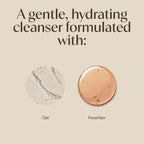 Aveeno Calm and Restore daily facial cleanser lifestyle view