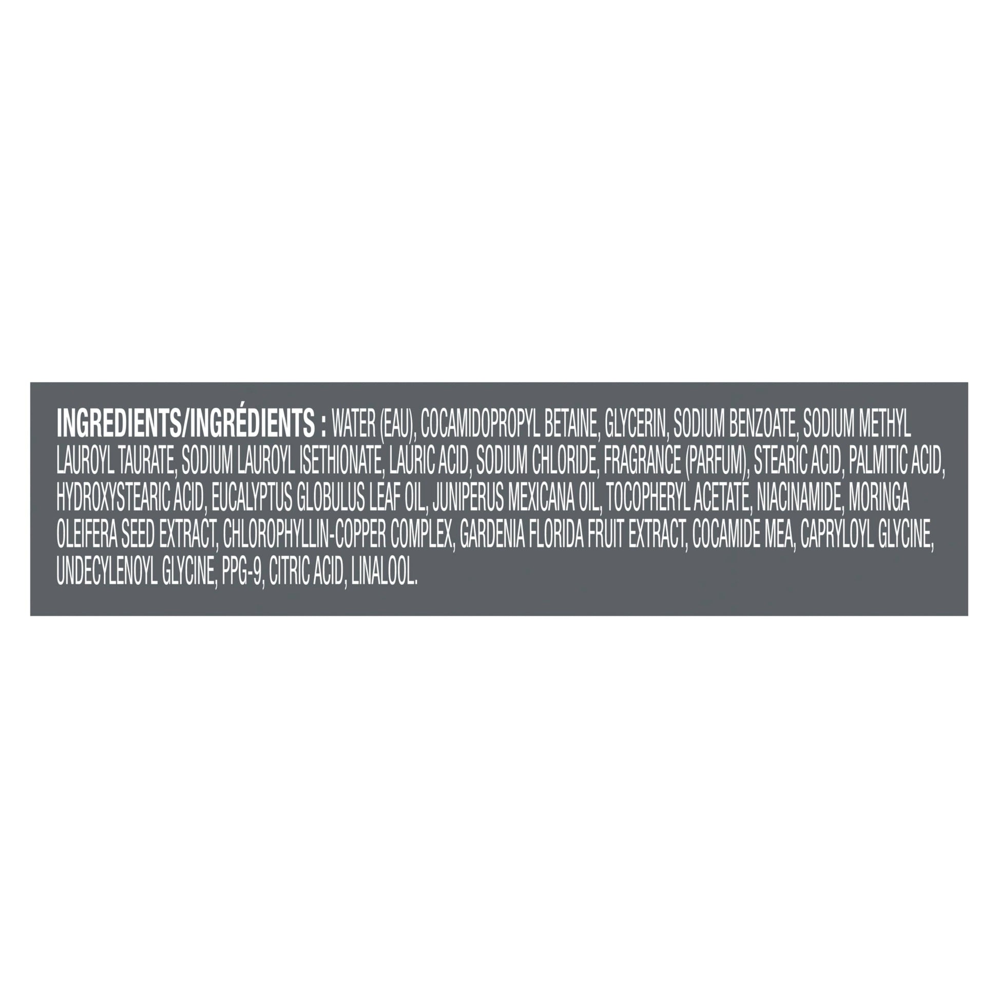 Group shot of Dove Men Plus Care Eucalyptus and Cedar Oil body wash