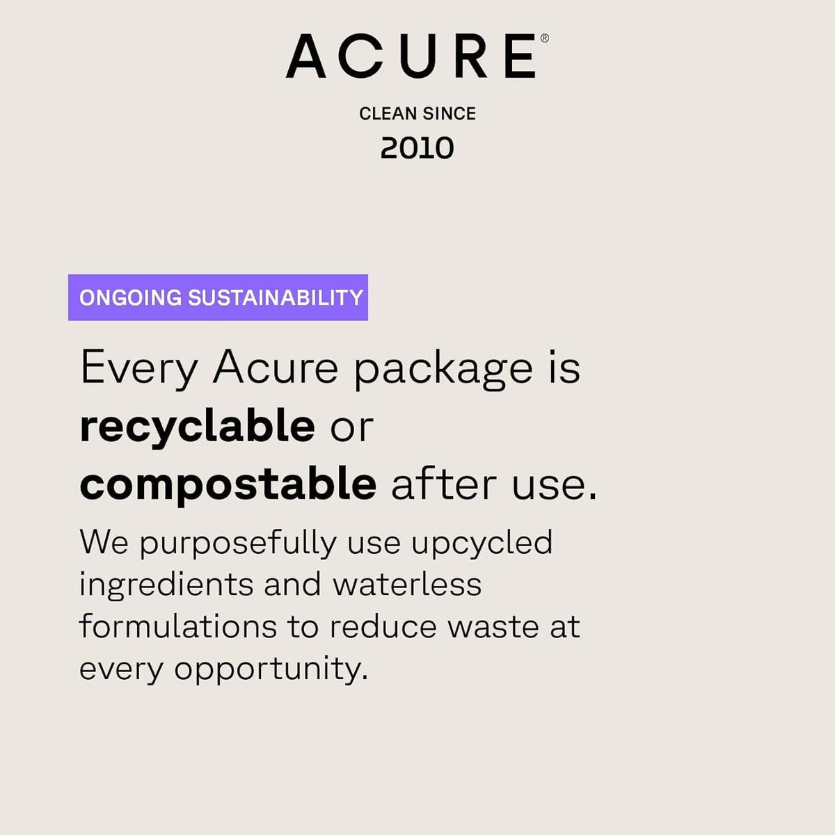 Acure skincare antioxidant cleansing gel full packaging view