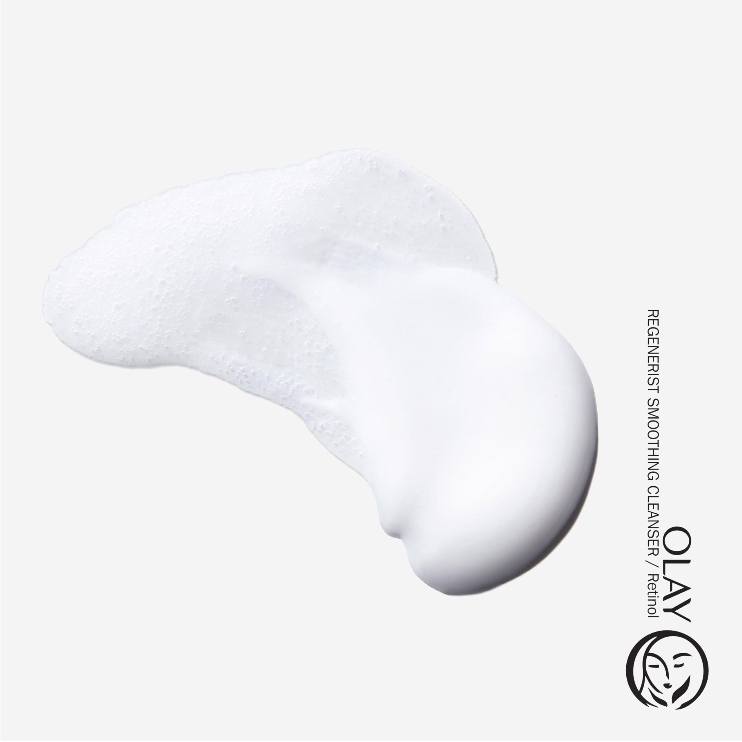 Olay sulfate free cream cleanser with retinol and niacinamide for anti aging benefits
