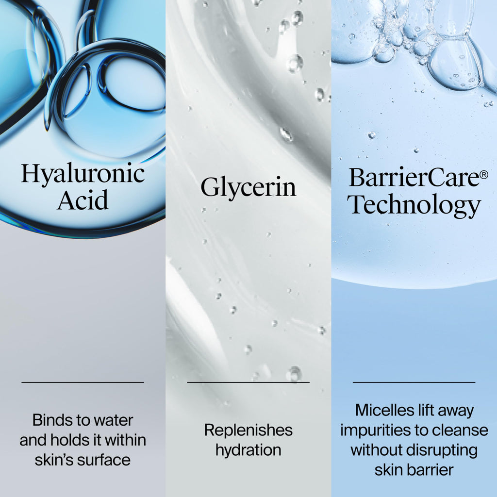 Neutrogena Hydro Boost Cleanser usage instructions diagram
