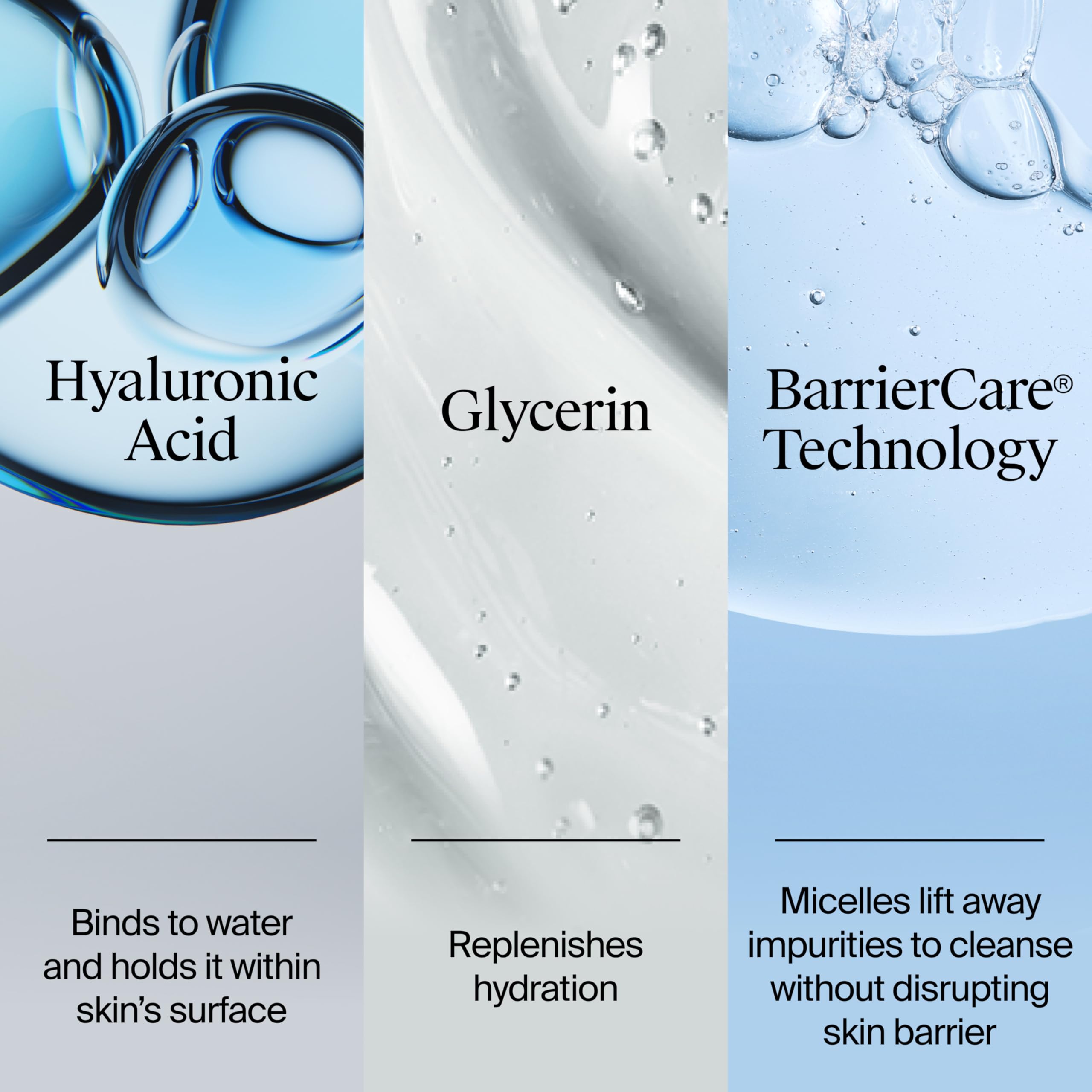 Neutrogena Hydro Boost Cleanser usage instructions diagram