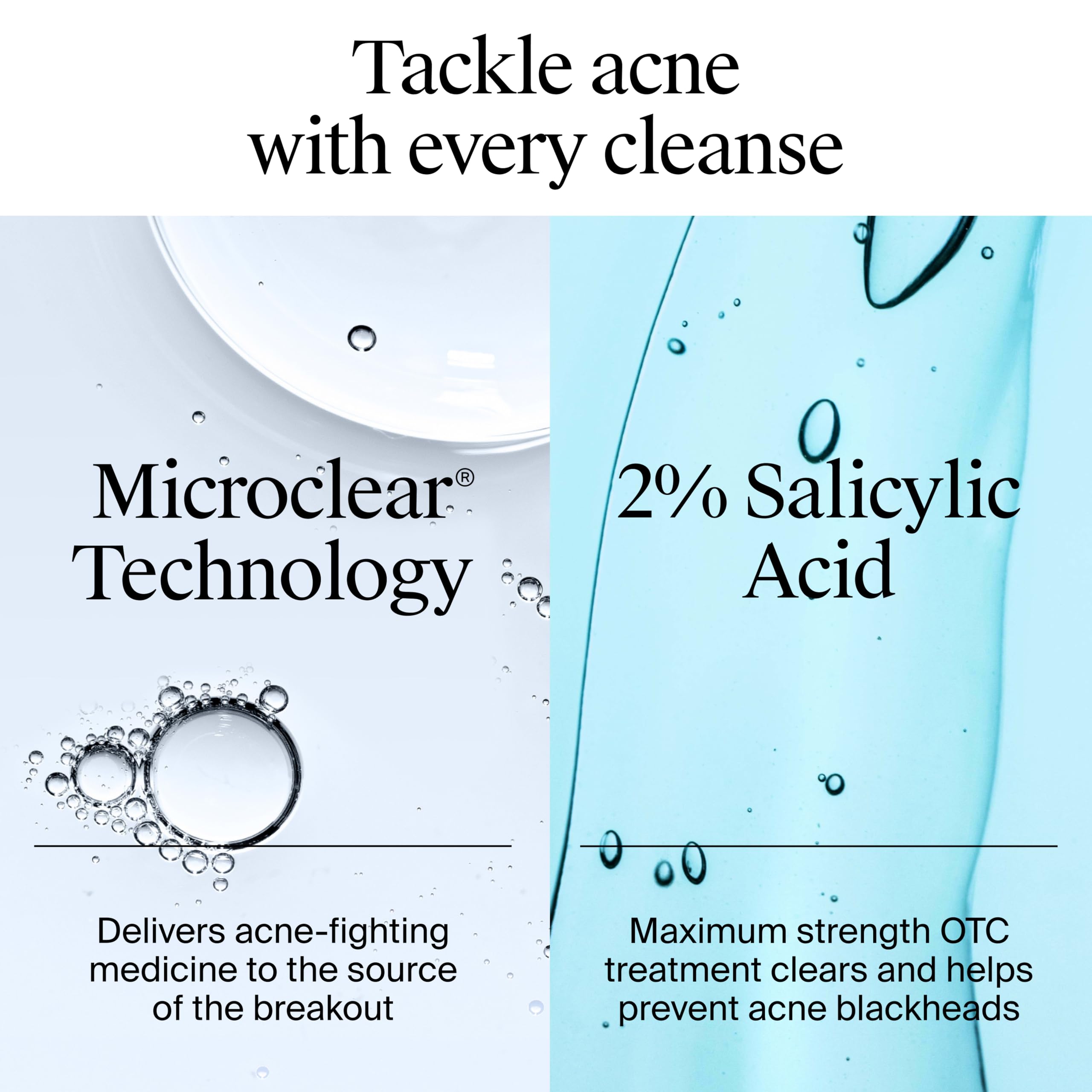 Dermatologist recommended daily acne face wash imported packaging details