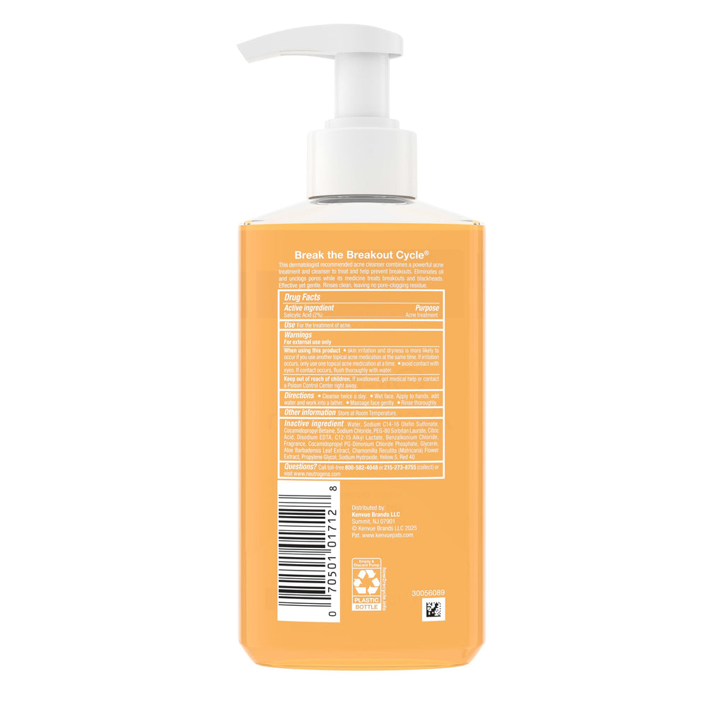 Neutrogena 9.1 fluid ounce deep cleansing face wash for oily skin