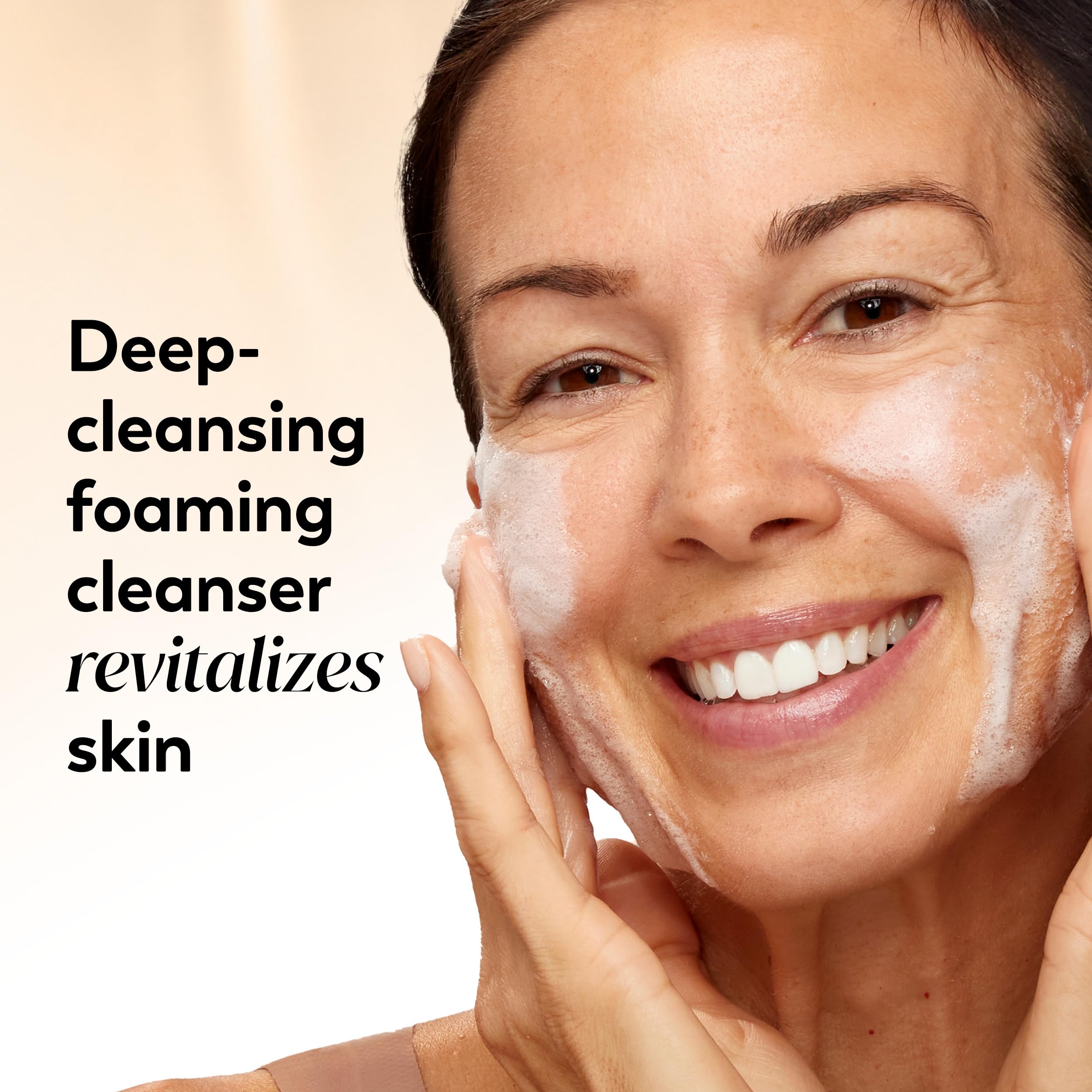 USA imported Olay 7 in 1 revitalizing face cleanser side panel ingredients