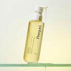 Prequel cleansing oil texture demonstration on hand