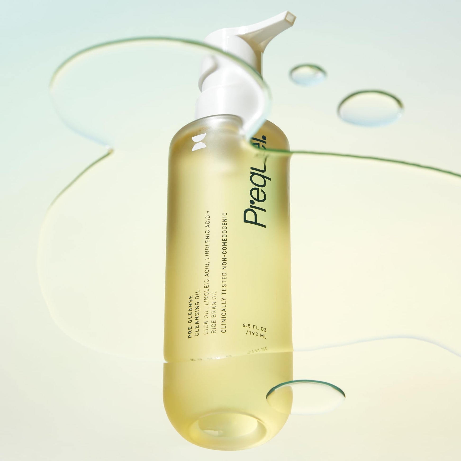 Emulsification process of Prequel cleansing oil with water