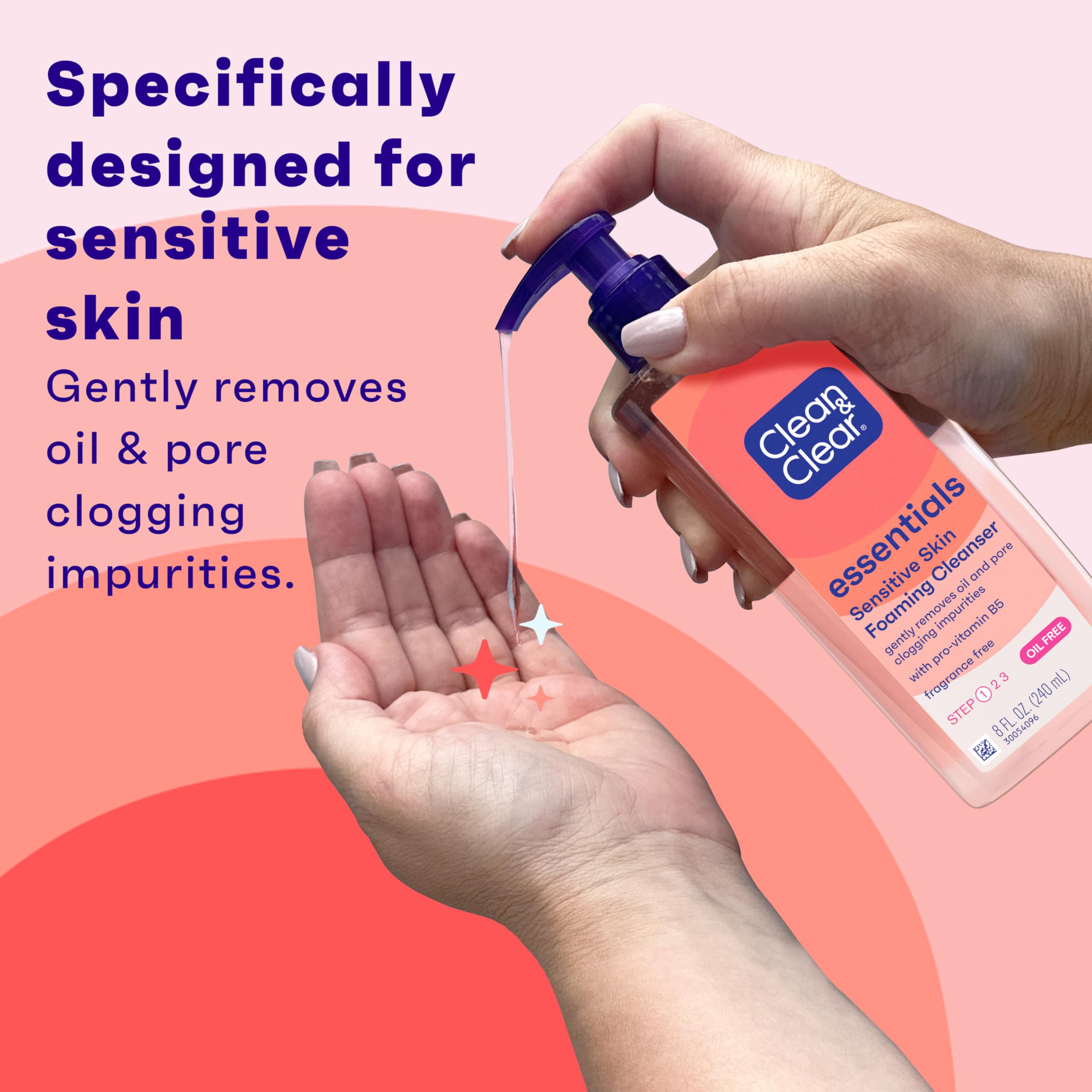 Clean and Clear daily face wash USA imported packaging
