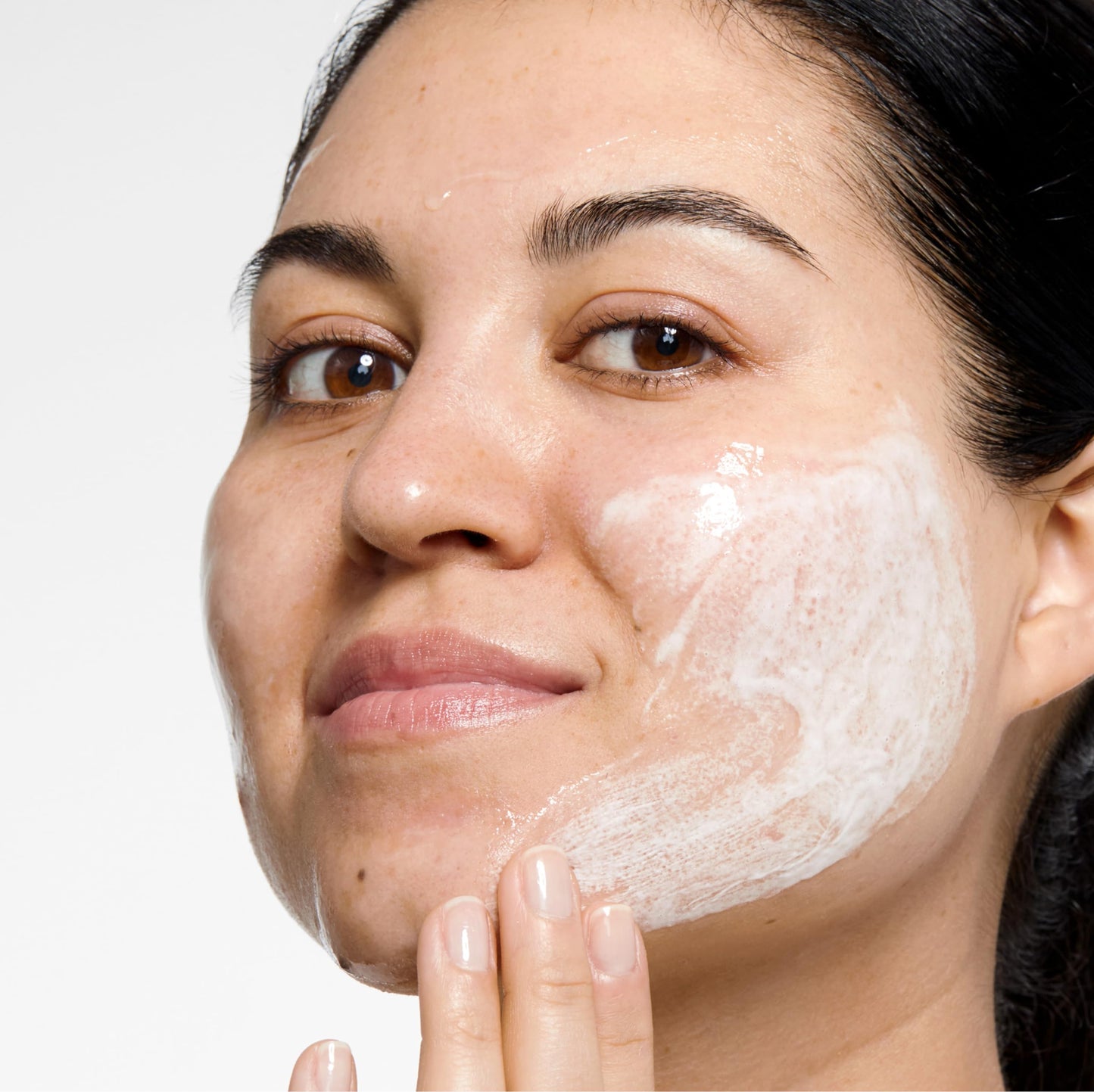 Clinique All About Clean gentle cleanser texture and bottle