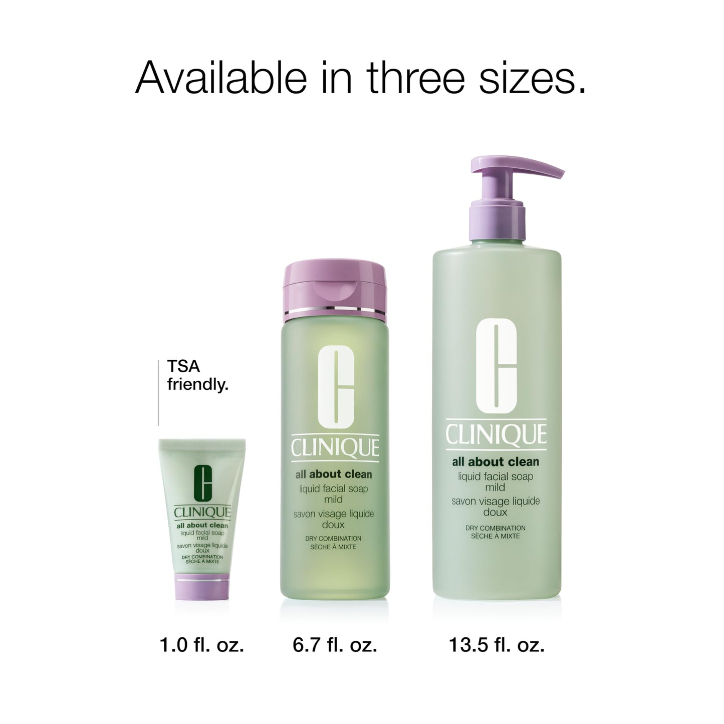 Clinique dry combination skin type 2 liquid soap full view