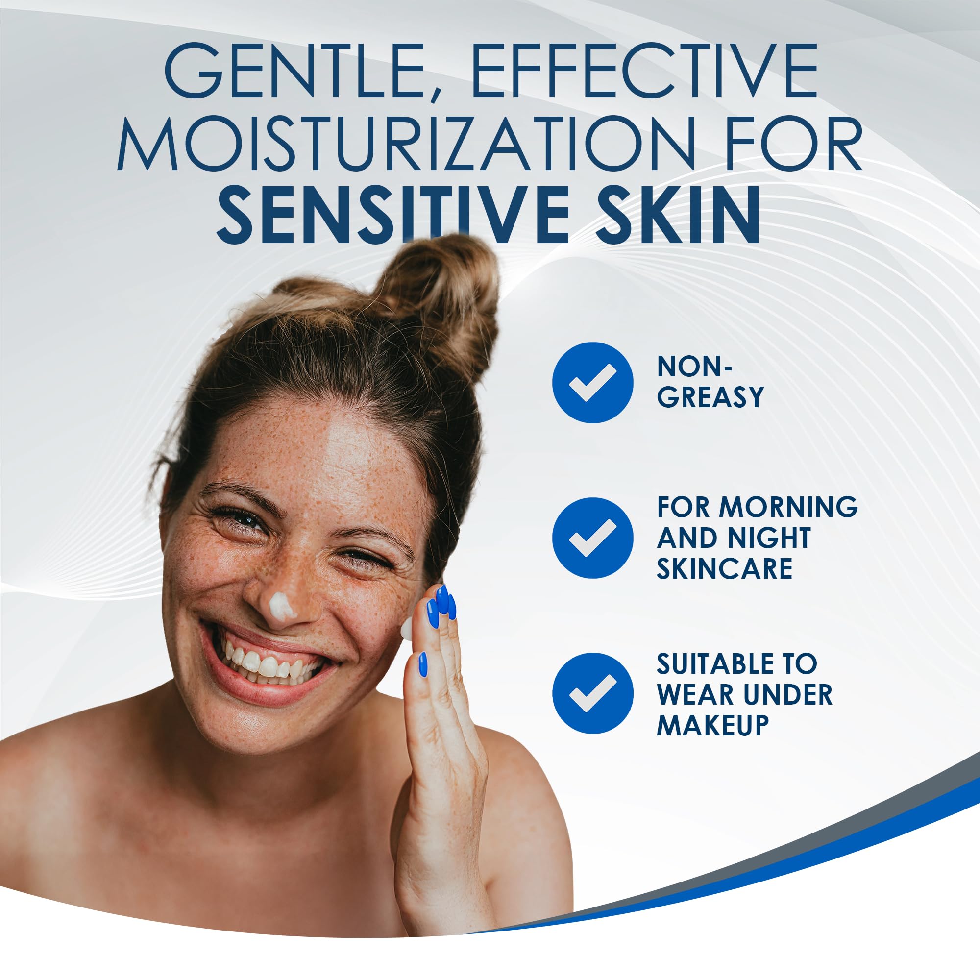 Vanicream sensitive skin daily moisturizer tube with ceramide highlights