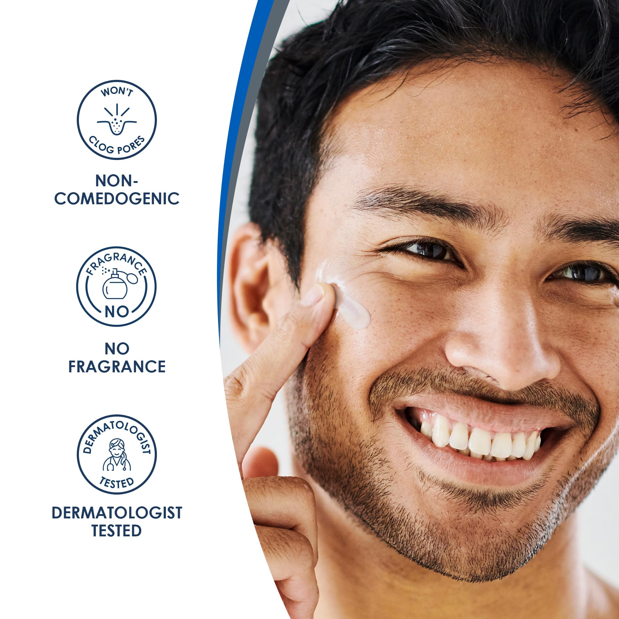 Back label of Vanicream daily facial moisturizer showing ingredients list