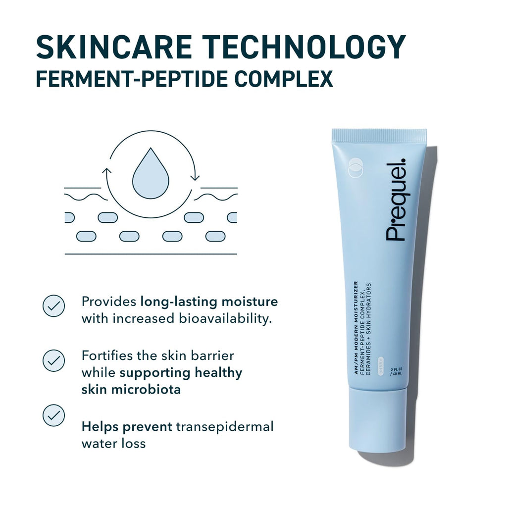 Prequel modern moisturizer tube cap and nozzle