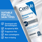 CeraVe 8 fluid ounce skincare product label detail