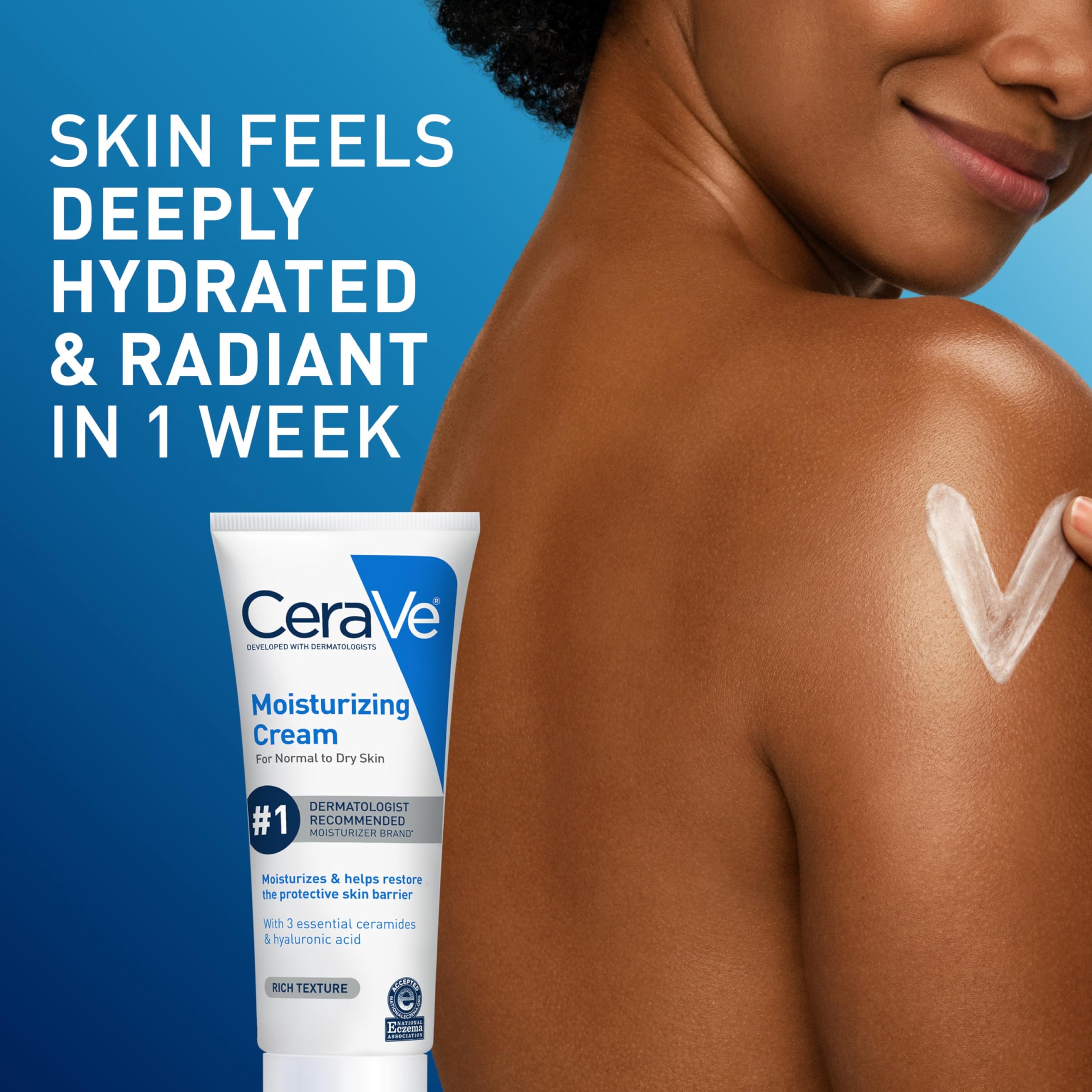 CeraVe hydrating cream texture closeup