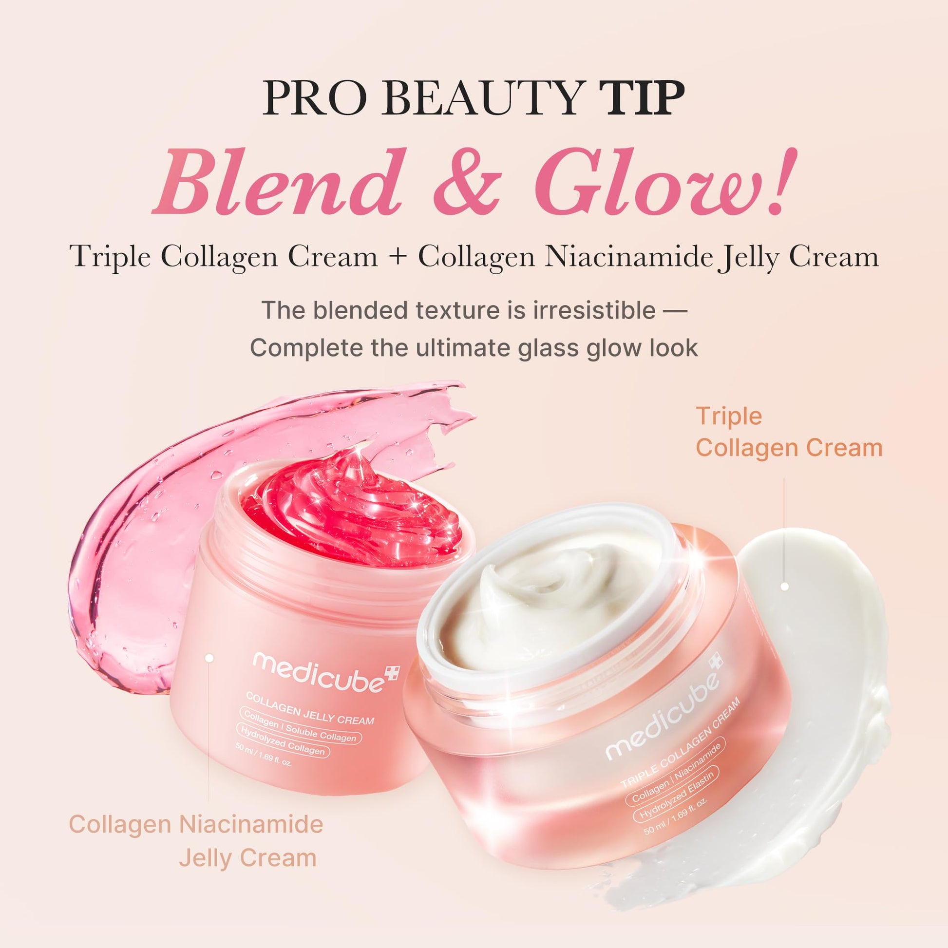 Medicube authentic glass skin cream for deep barrier support and mature skin elasticity