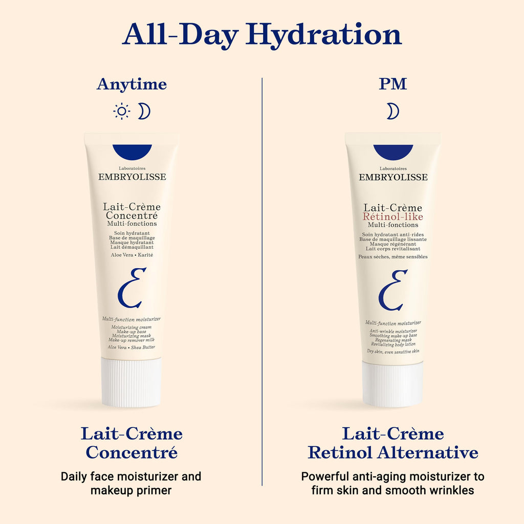 Embryolisse daily moisturizer tube angled display for online shopping