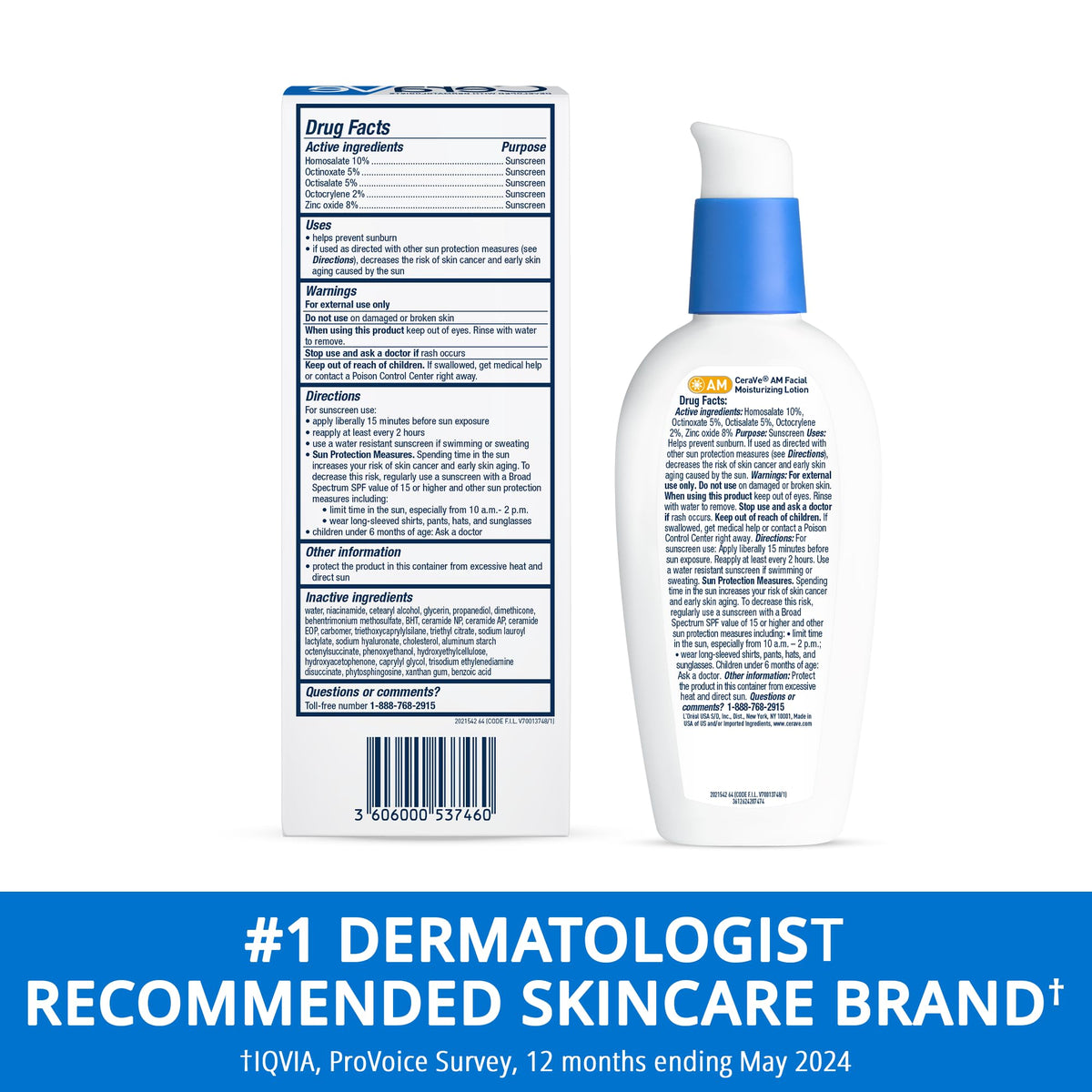CeraVe AM facial moisturizing lotion lifestyle morning routine display