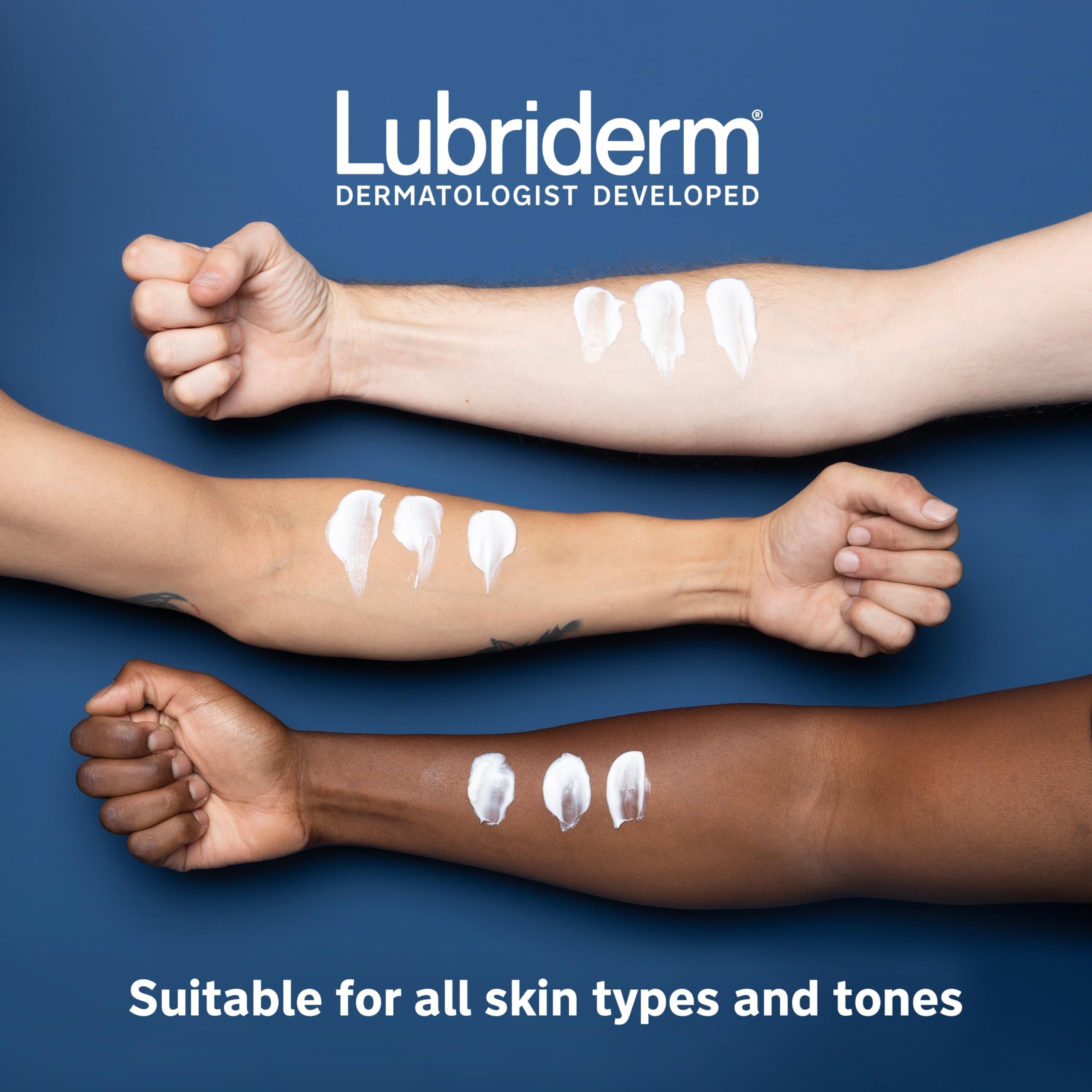 Lubriderm Daily Moisture Lotion for sensitive skin packaging