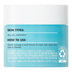 E.l.f. skincare product box and turquoise container side angle