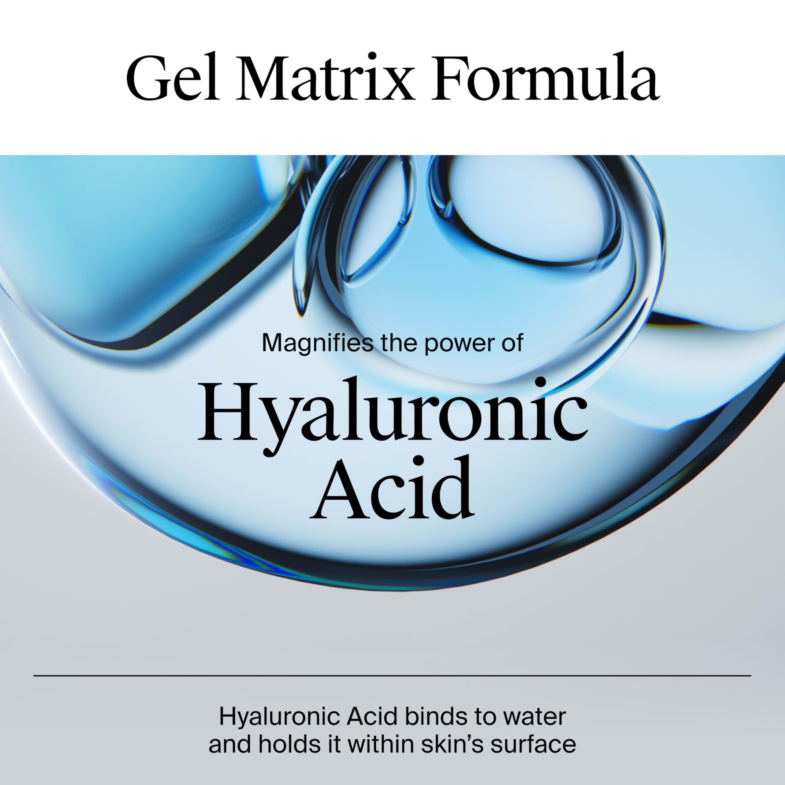 Neutrogena Hydro Boost Water Gel applied on hand for texture reference