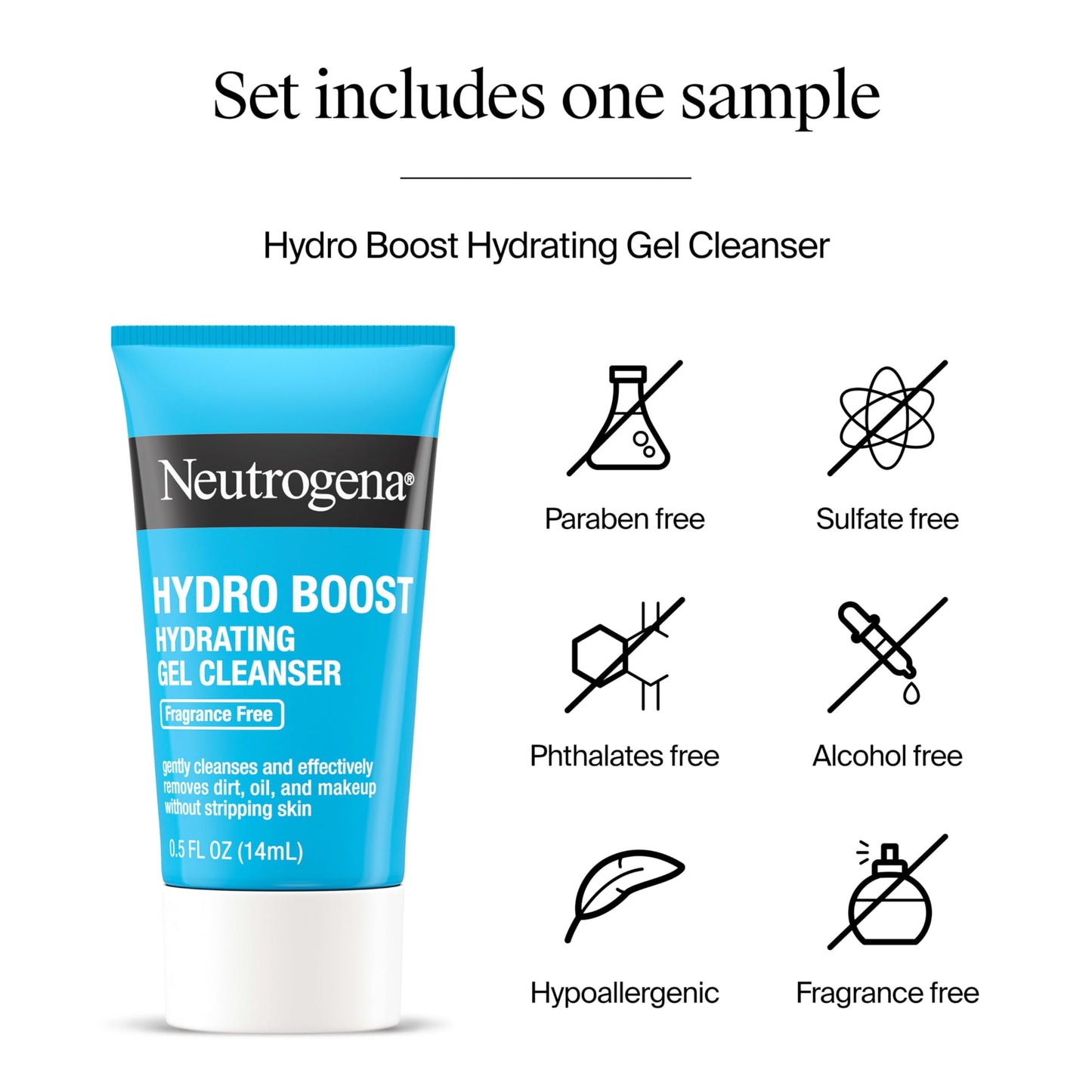 Neutrogena Hydro Boost packaging box and jar together