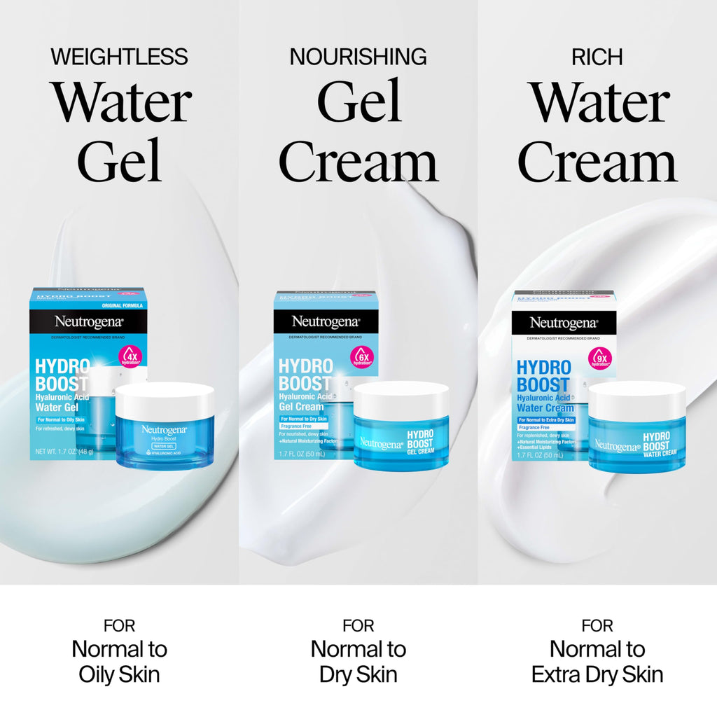 Neutrogena Hydro Boost Hyaluronic Acid moisturizer 1.7 fluid ounce product