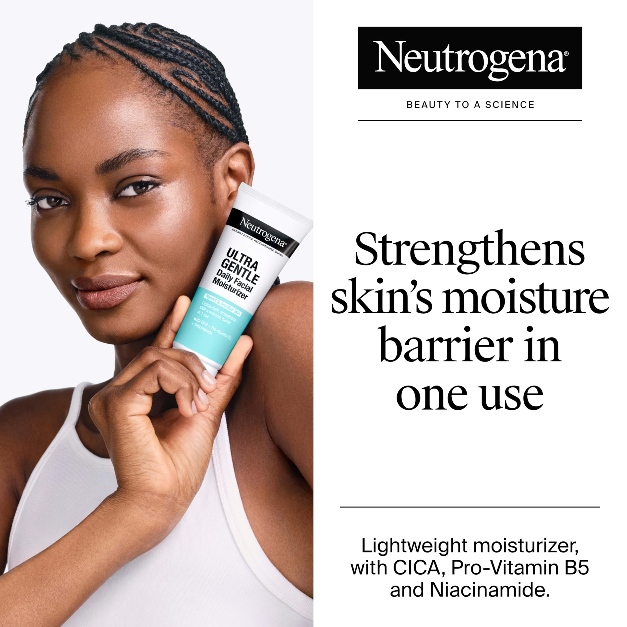 Neutrogena sensitive skin moisturizer packaging detail