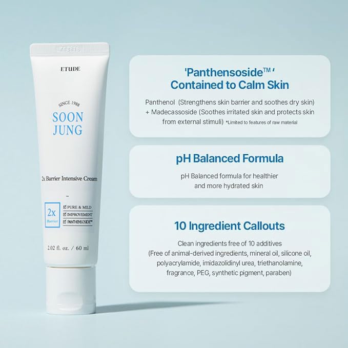 Etude House SoonJung low pH facial moisturizer for sensitive skin unboxing