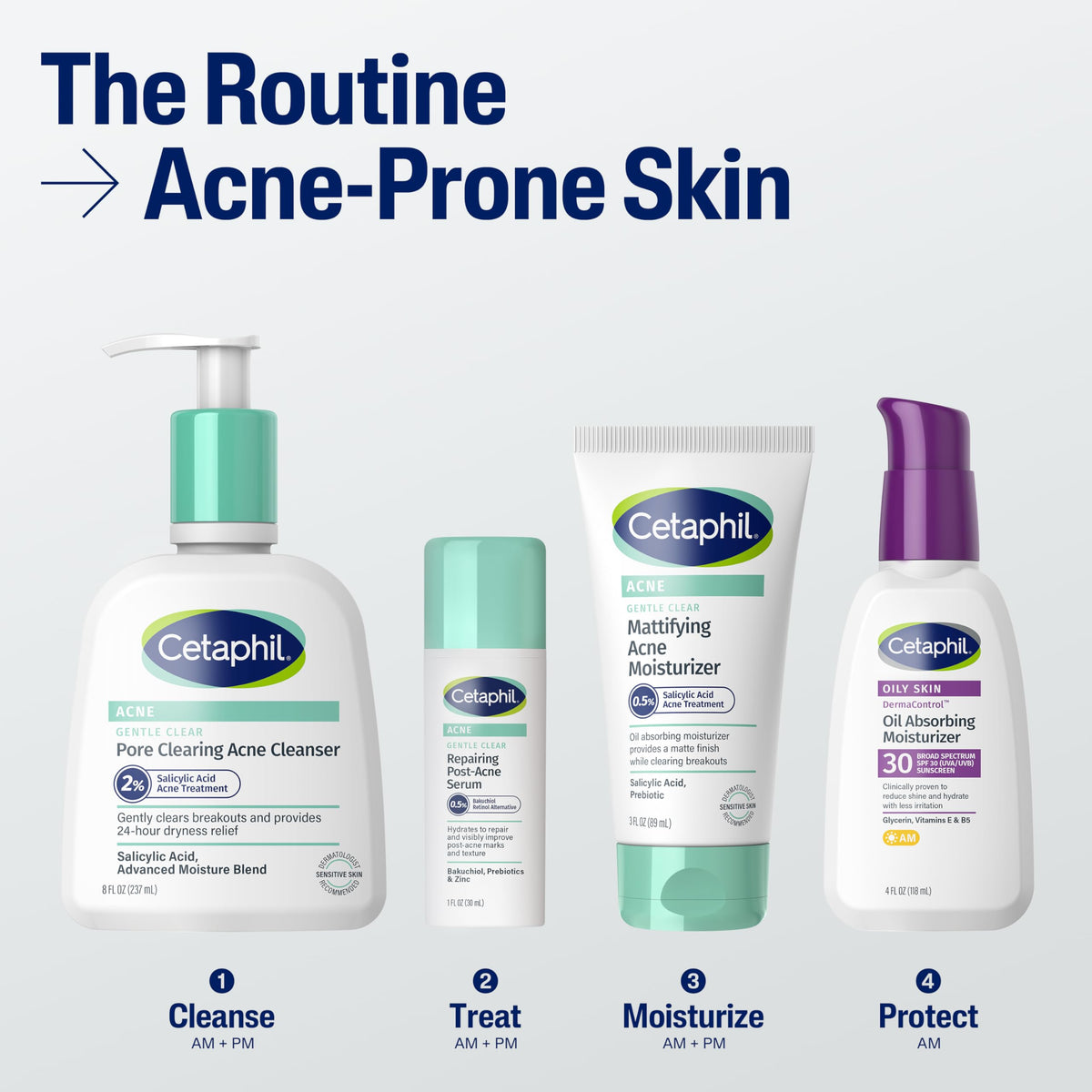 Cetaphil Gentle Clear Mattifying Acne Moisturizer lifestyle skincare setting