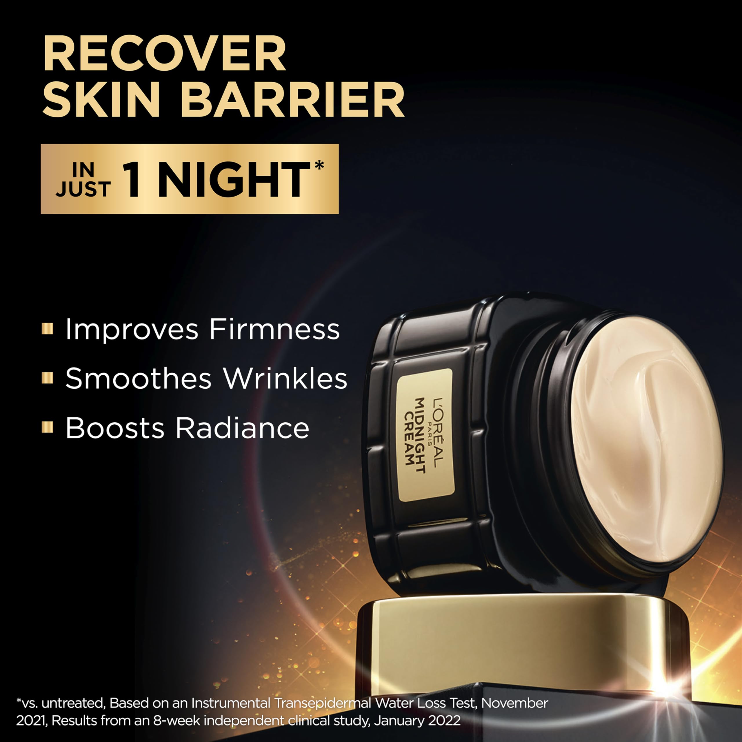 L'Oreal Paris Age Perfect luxury skincare moisturizer set containing jar and serum trial