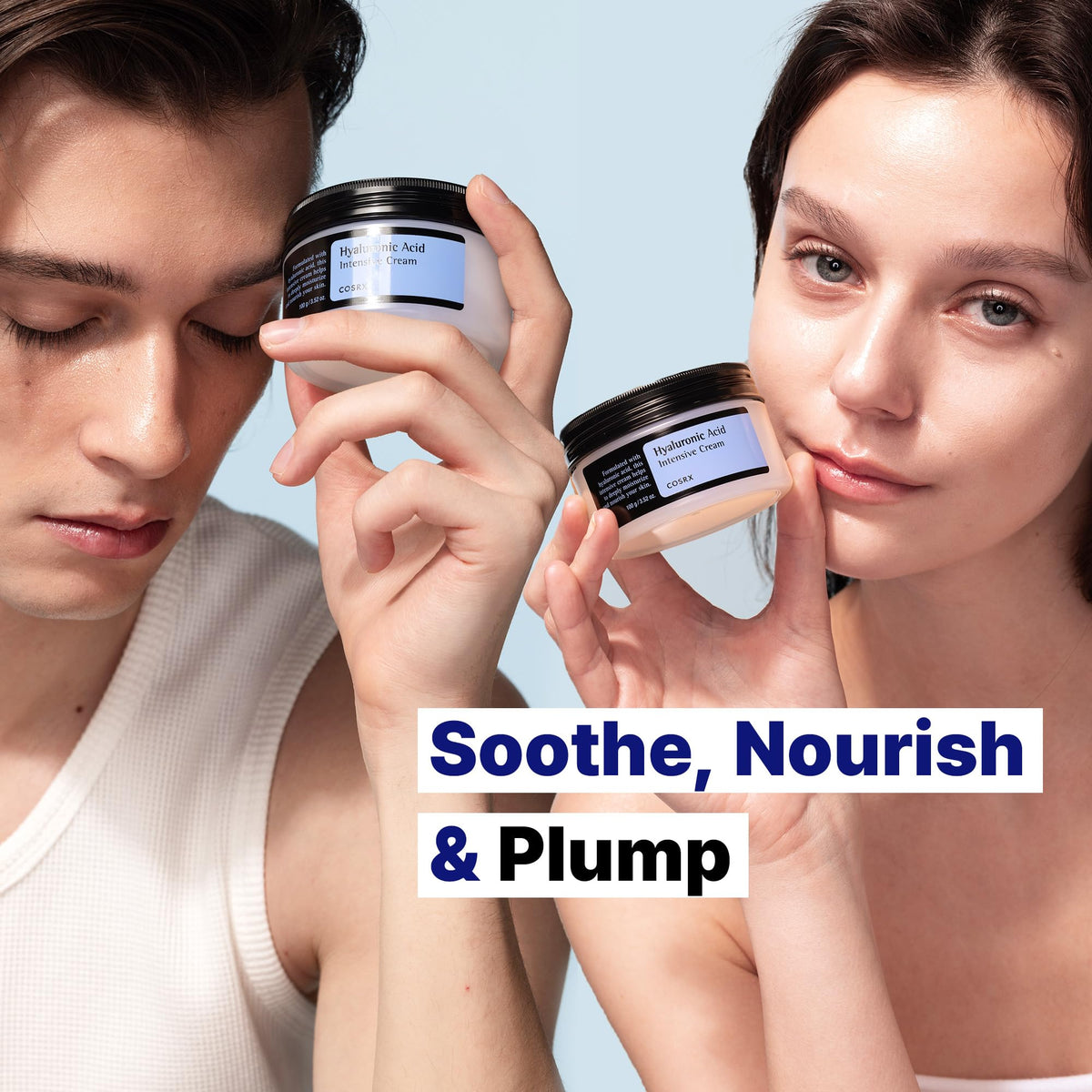 CosRx dry skin moisturizer bottle with open cap