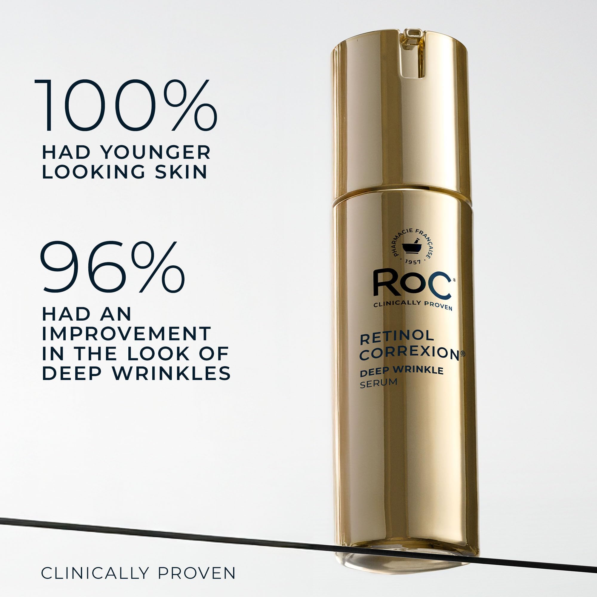 Authentic USA imported RoC Retinol Correxion skincare serum bottle closeup