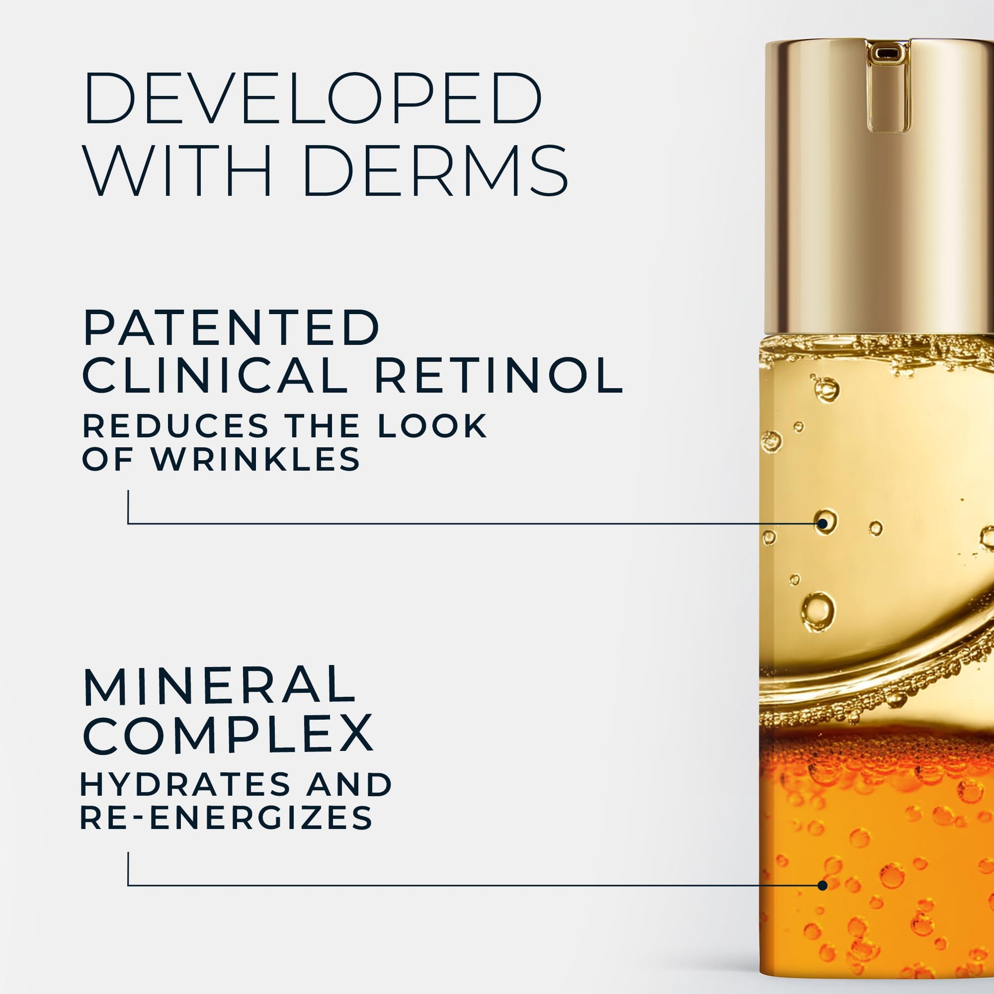 RoC Retinol Correxion serum box packaging showing clinical ingredients