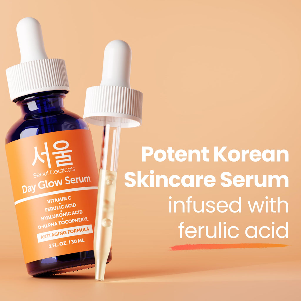 Seoul Ceuticals Day Glow Serum lifestyle flatlay