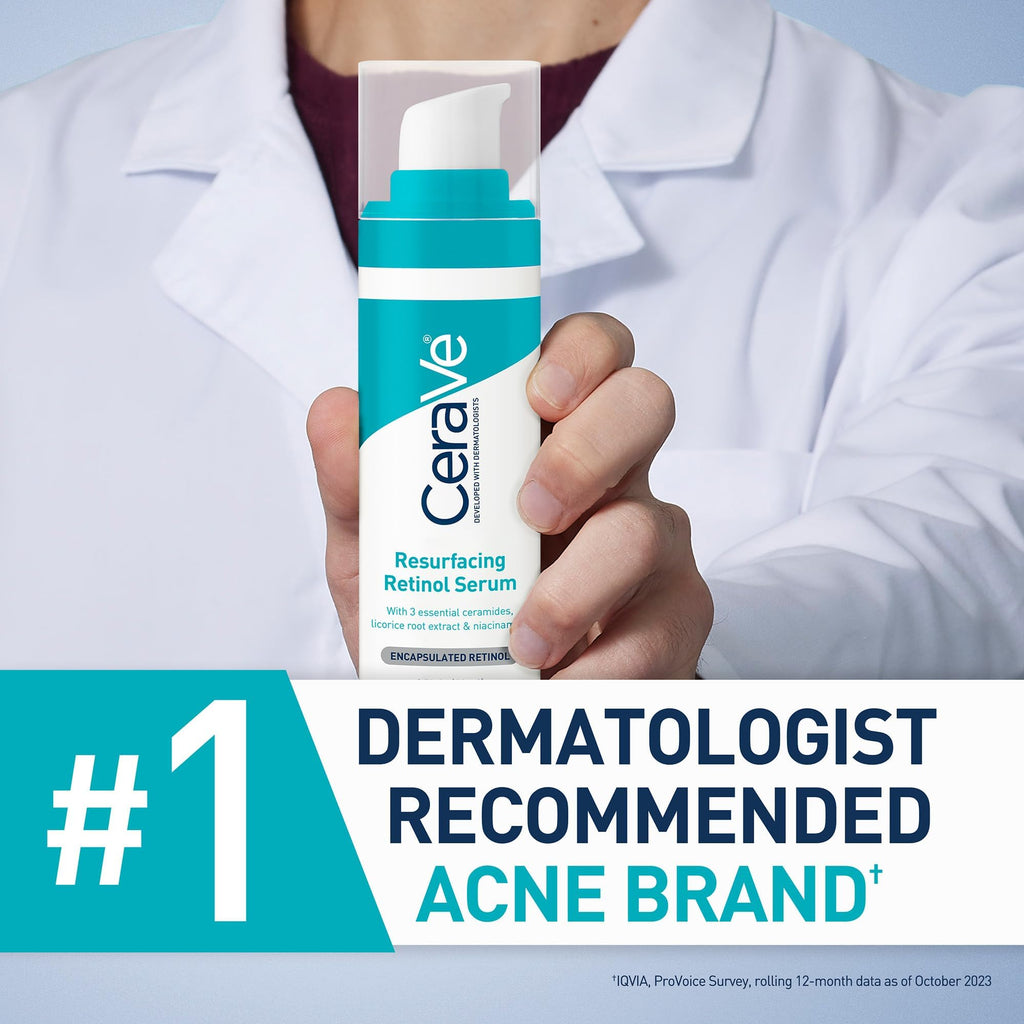 Back label details of CeraVe Retinol Serum ingredients