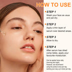 Elbbub anti aging serum ingredient highlights on product label