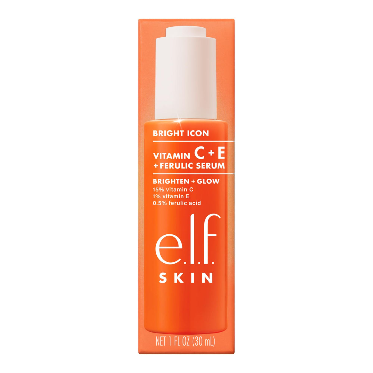 E.l.f. Skin Bright Icon Vitamin C Serum lifestyle application shot