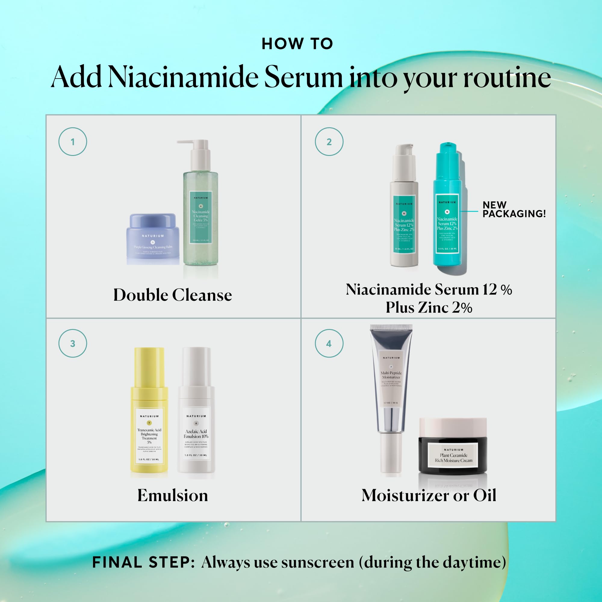 Dermatologist tested Naturium face serum with hyaluronic acid for dark spot correction