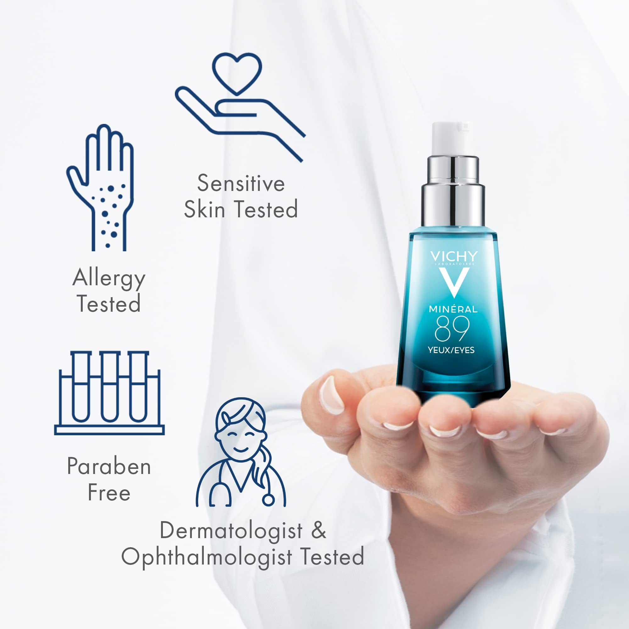 Vichy Mineral 89 Eye Serum ingredients label
